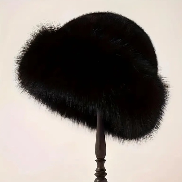 Faux Fur Bucket Hat - Picture 2 of 6